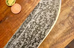 Knife blade and coins