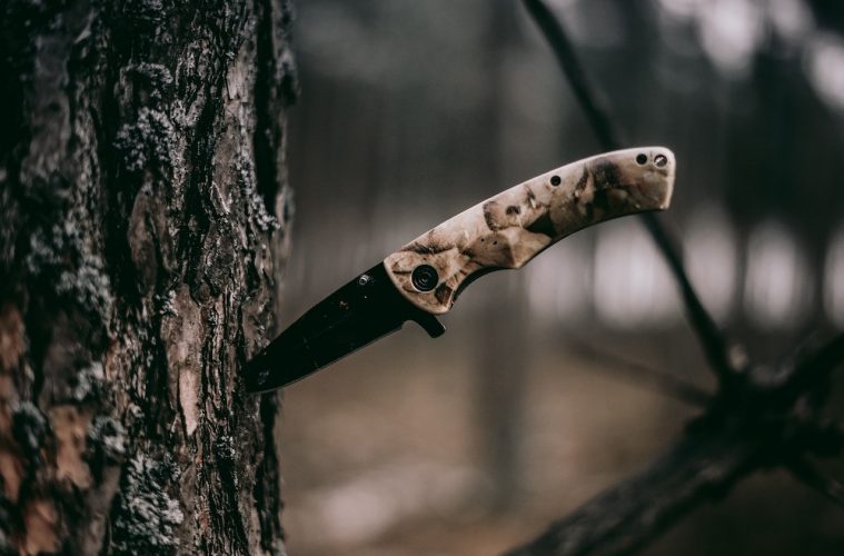 Knife in Tree