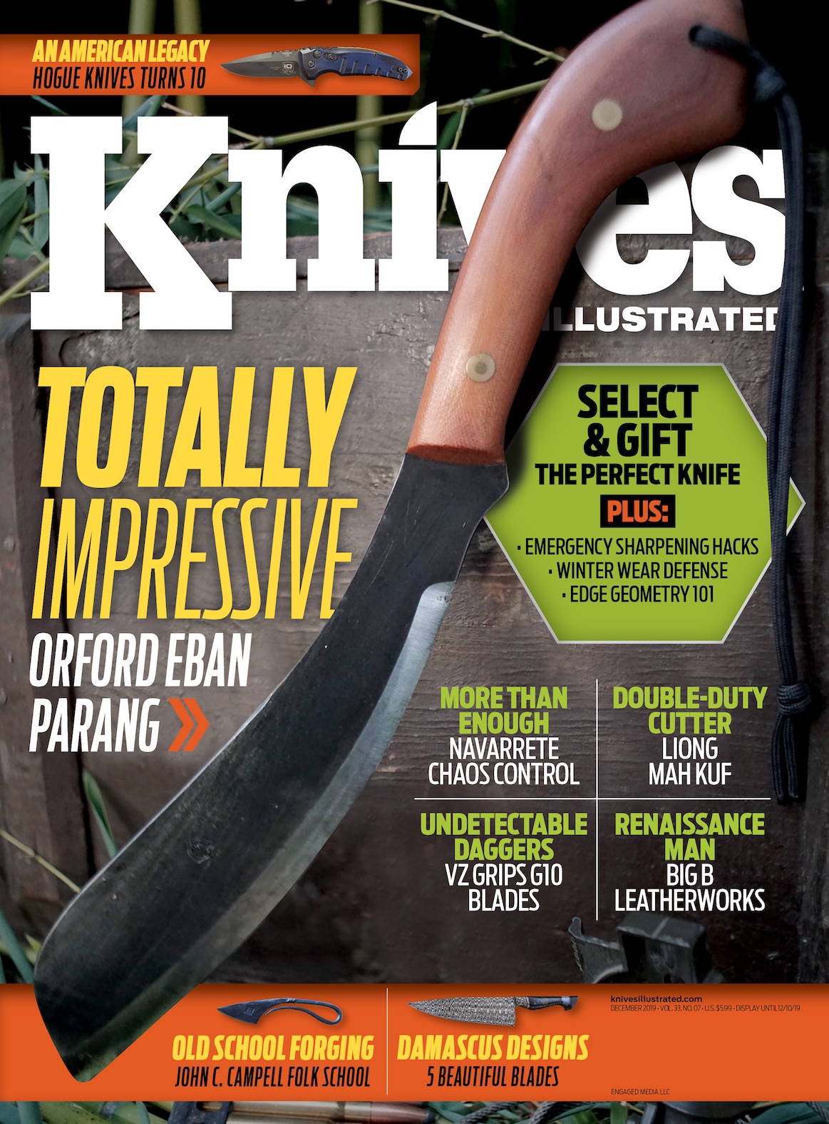 Knives Illustrated December 2019 cover