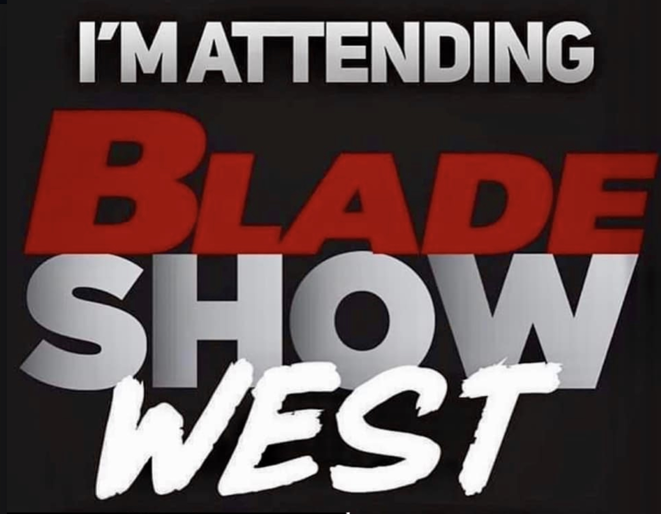 BLADE Show West badge
