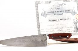 Anthony Bourdain's knife by Bob Kramer