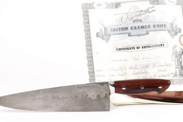 Anthony Bourdain's knife by Bob Kramer