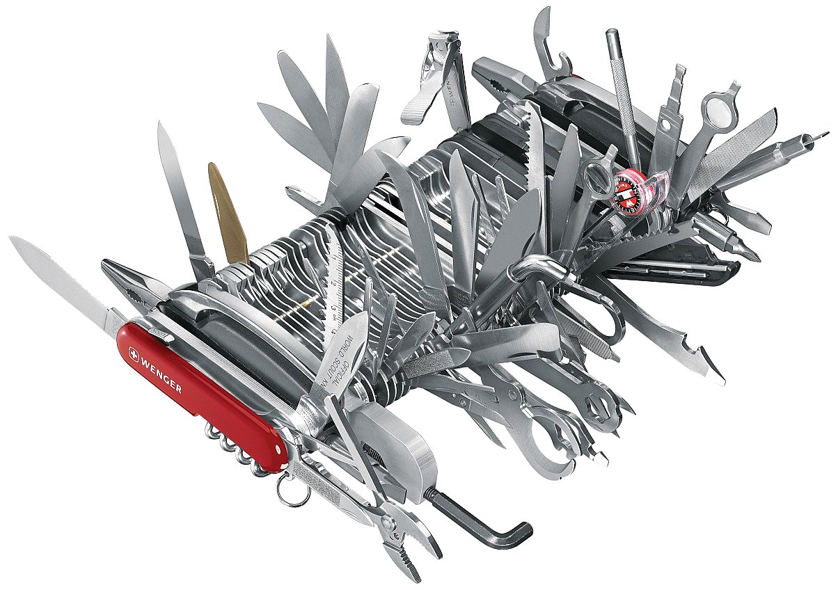 The Wenger 16999 87-tool multitool