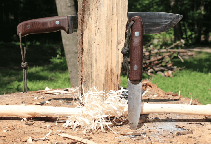 how to use your knife to make a feather stick, start a fire