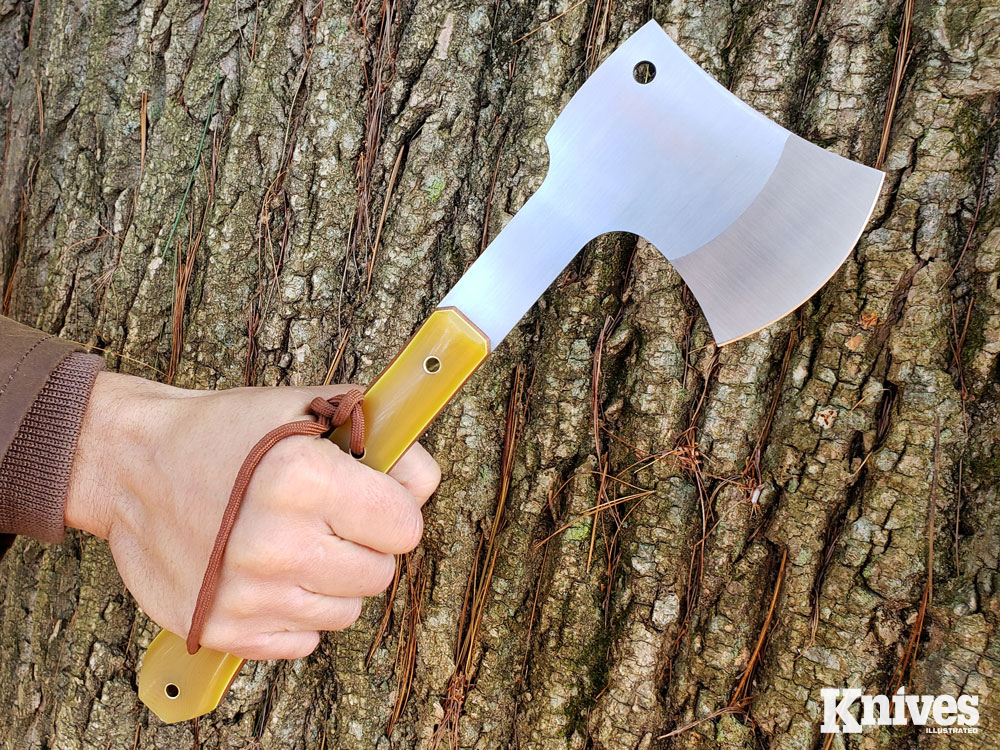 The Gambit hatchet felt good in the author’s hand and was well balanced.