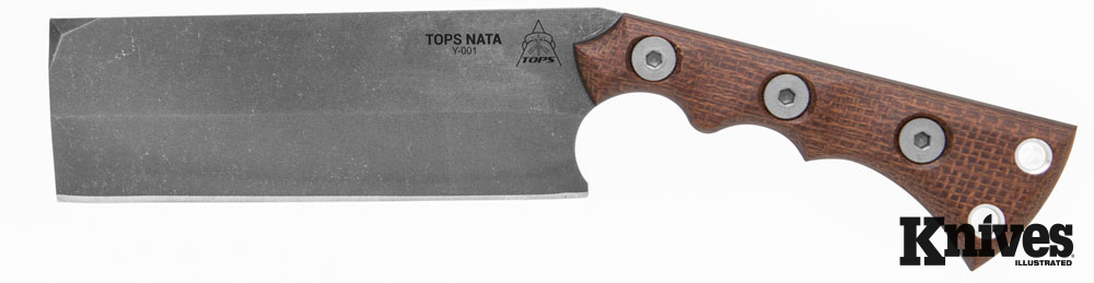 TOPS Knives Nata is part cleaver, part hatchet 
