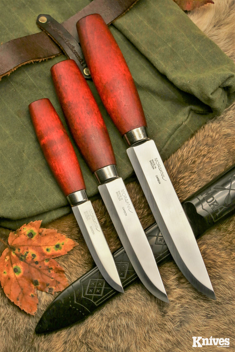 Morakniv Steak Knife Classic Set of 4 (S) - Red