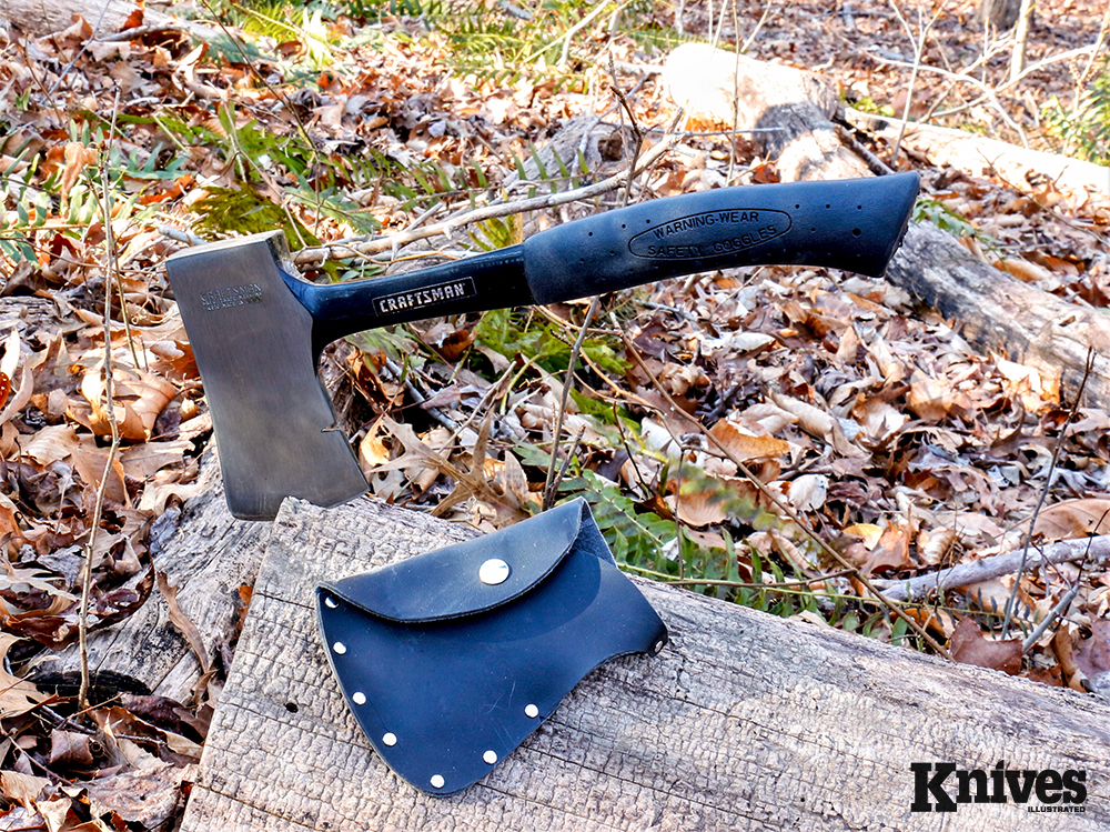 The author used a Craftsman all-steel hatchet for many years. When the local Sears store was closing, he bought this second one before they were all gone.