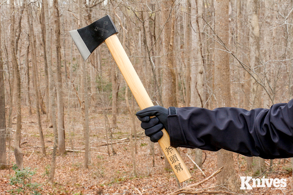 Got zombies? The Cold Steel Axe Gang Hatchet is the very model Rick Grimes carried in The Walking Dead television series. It works very well on wood too.