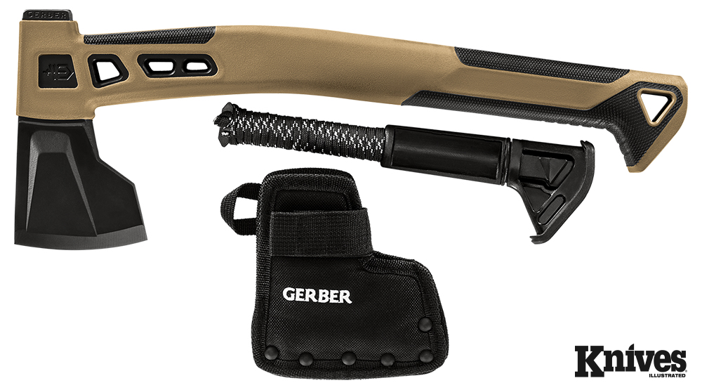 One of the newest chopping tools in the Gerber lineup is the Bushcraft Hatchet that features a gear storage stick in the handle. A larger model, the Bushcraft Axe, has just been introduced too. Gerber photo