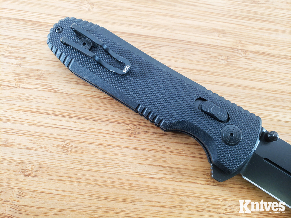 The controls on the Pentagon XR are fully ambidextrous and the pocket clip is reversible for either right- or left-hand carry.