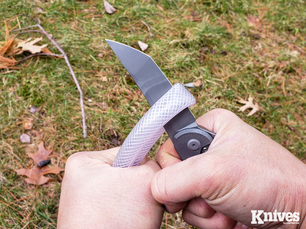 The Radford folder had no issues or damage cutting webbing, cordage, and tubing during testing and evaluation.