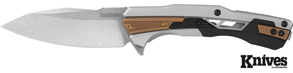 Kershaw adds to its line of assisted opening fl ippers with the 2095 Endgame, an elegant EDC piece with a rugged D2 tool steel blade.