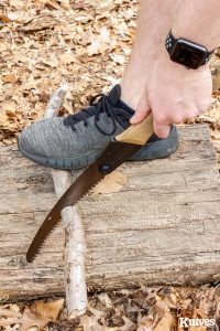 This Silky saw model proved very easy to use. It was comfortable to hold, and the blade was very sharp.