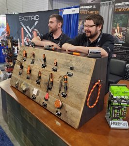 Chris Jensen (left) and Andrew Cotton were on hand for EXOTAC.