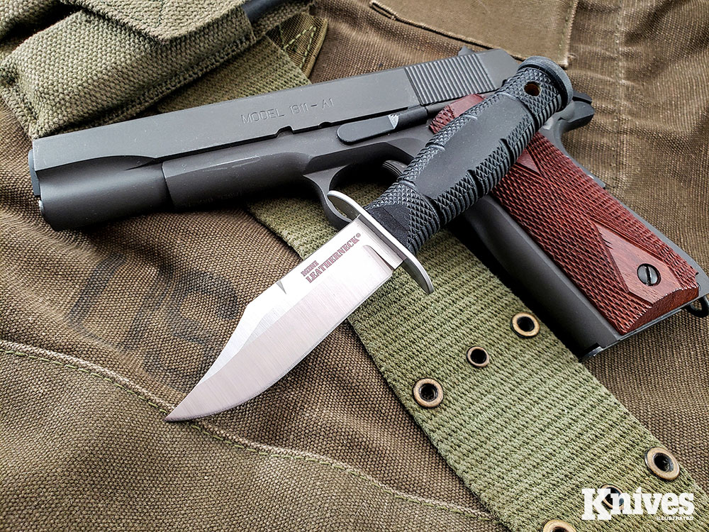 The Mini Leathernecks all have 3.5-inch blades of 8Cr13MoV stainless steel.