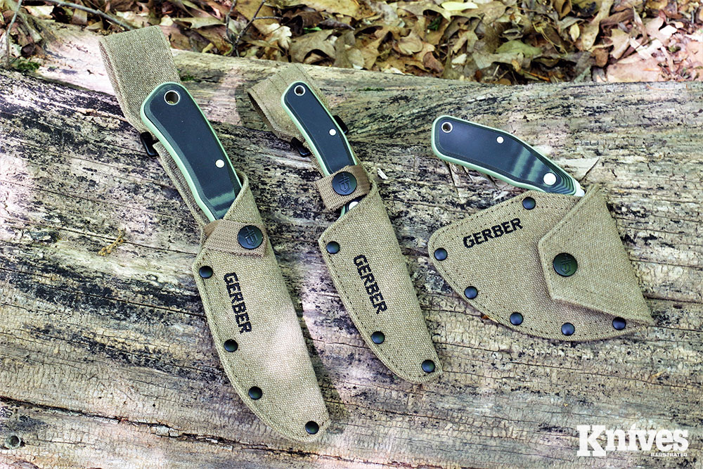 The sheaths for the knives in the Gerber Downwind Series 