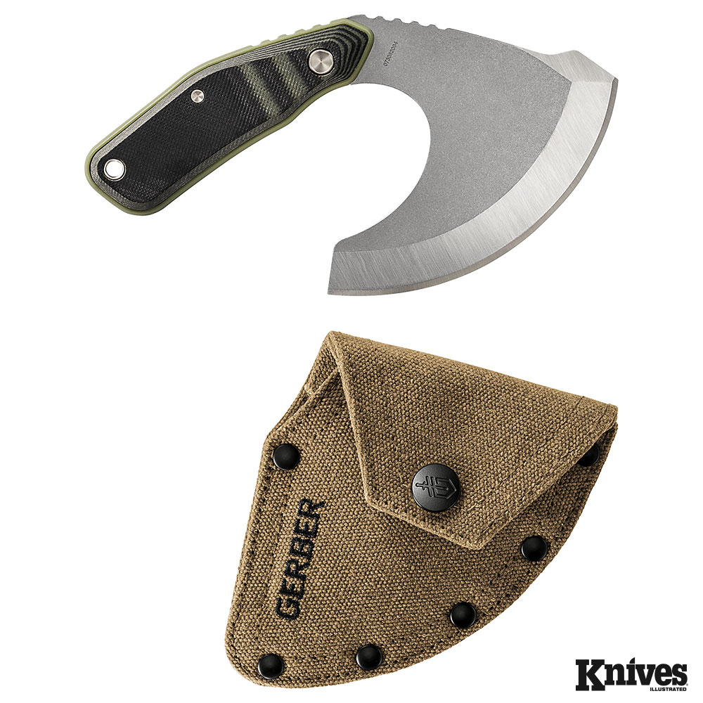 The Downwind Ulu could be used in the field for processing game and fish, but the author supposes it will likely see most use back in camp for food prep. Gerber photo.