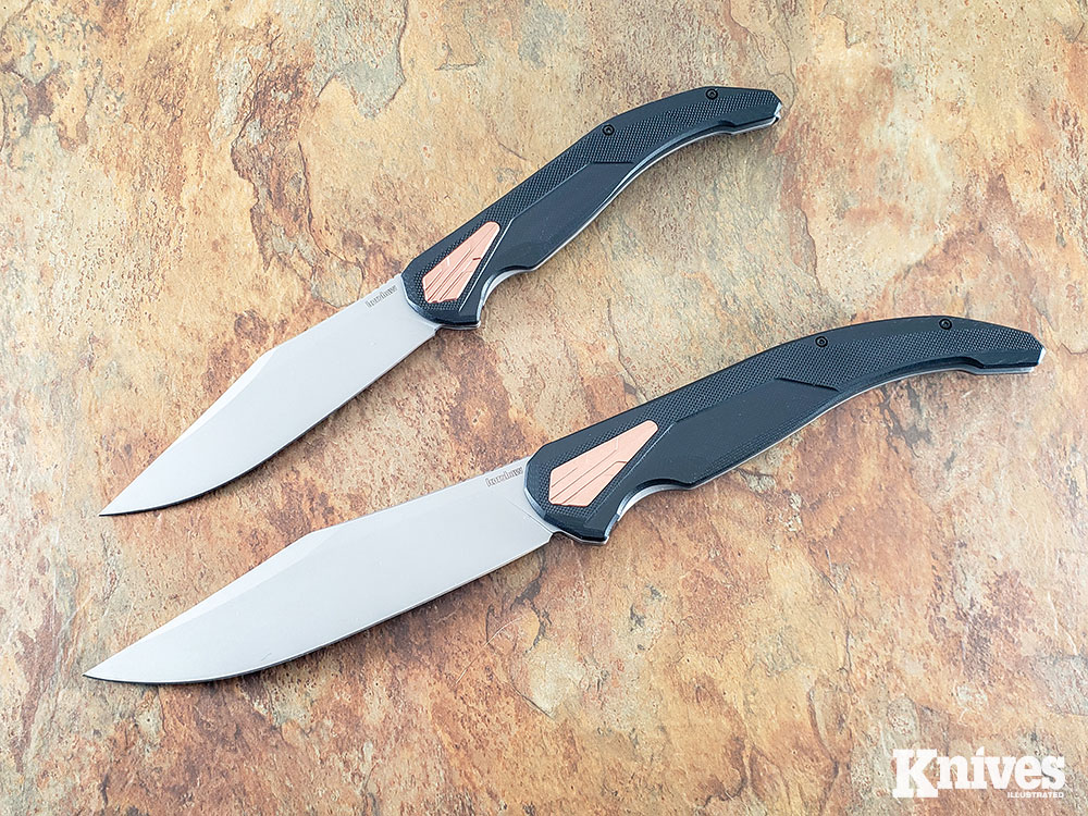 While built from thoroughly modern materials, Kershaw’s Stratas reflect the blade and handle lines of a traditional Navaja. 