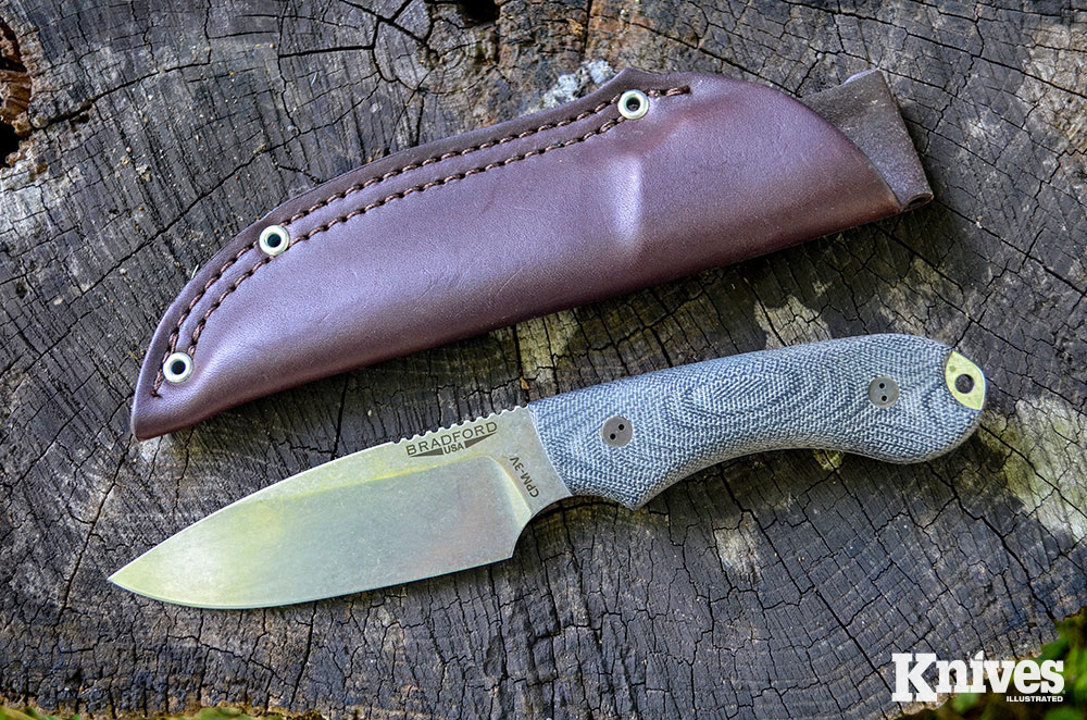 The Bradford Knives Guardian4 is a mid-sized knife in the company’s Guardian lineup, and it would make a good choice for most field needs.