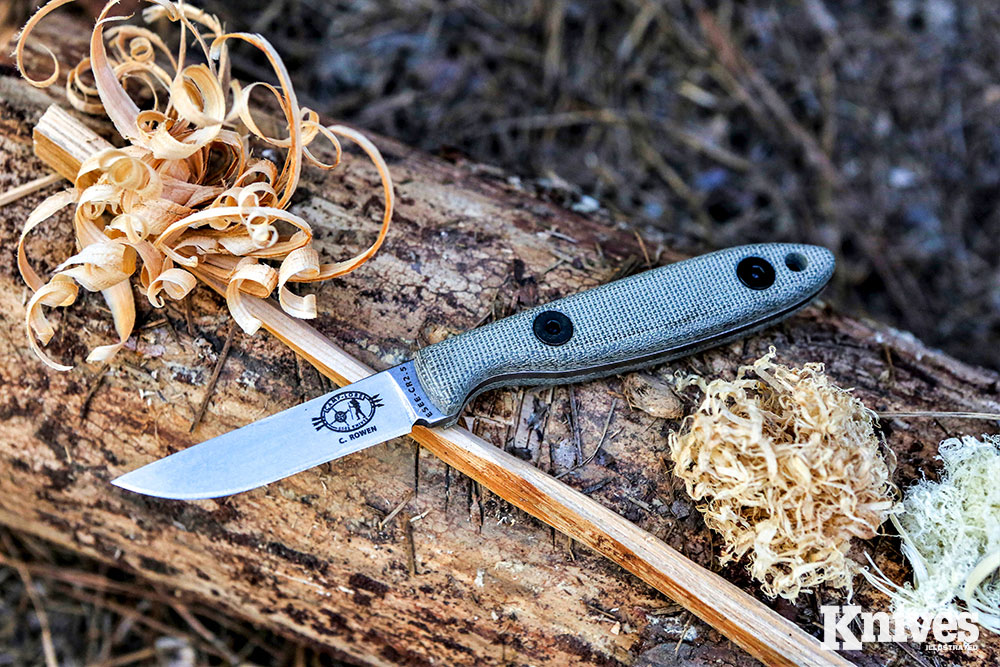 This small EDC/bushcrafter was an excellent fire preparation knife.