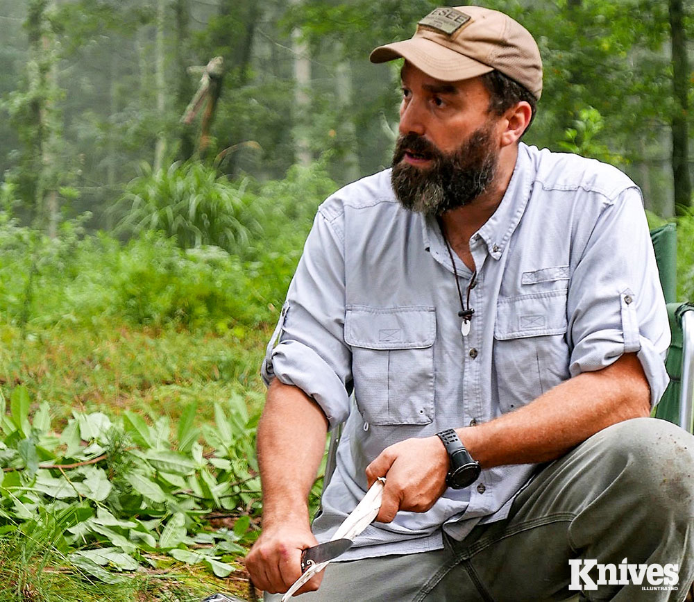 Patrick Rollins is lead instructor for Randall’s Adventure & Training and designer of the ESEE Knives PR4.