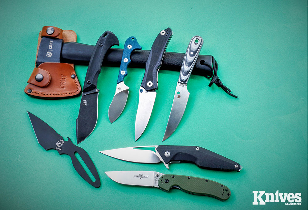 This assortment of knives came over several months from Gear Pack. Usually, a couple of cutting tools are included in each monthly Ultimate box.