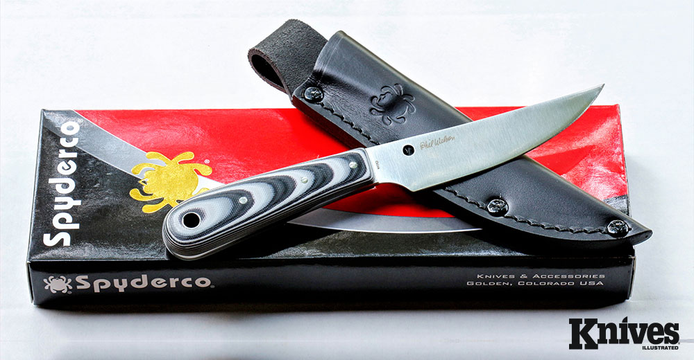 The Spyderco Bow River is a hunting knife with a thin, trailing-point blade and is one of the author’s favorites.