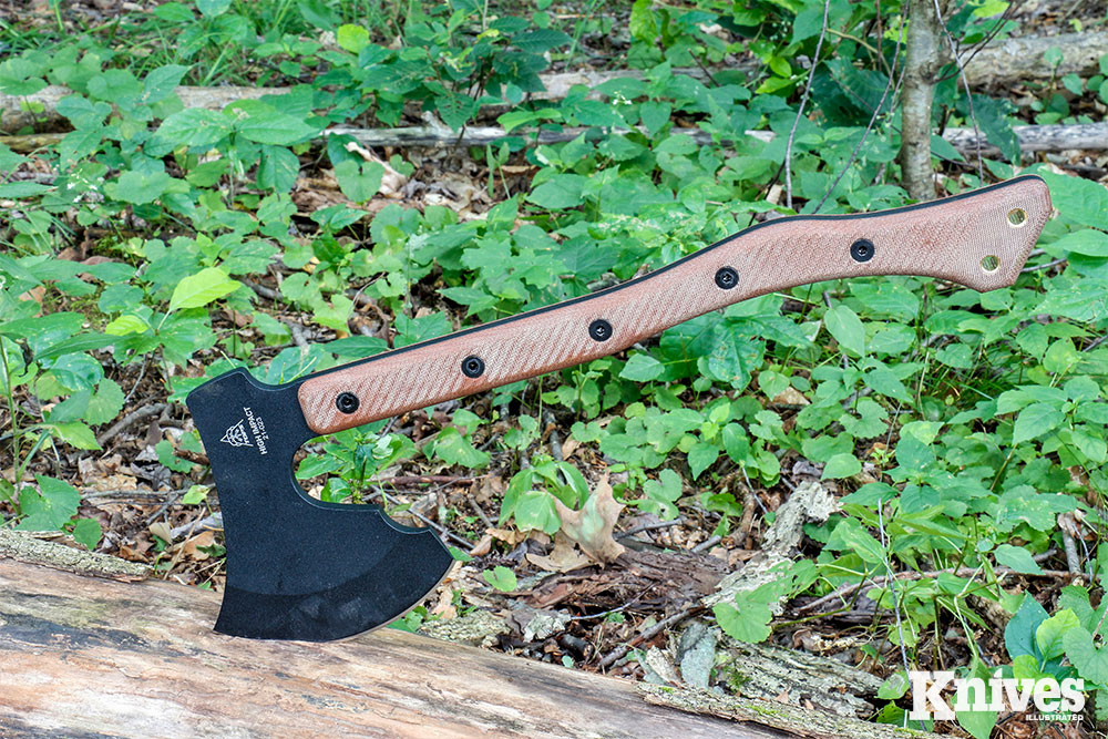 The TOPS High Impact is 20 inches long, giving you plenty of leverage for chopping.