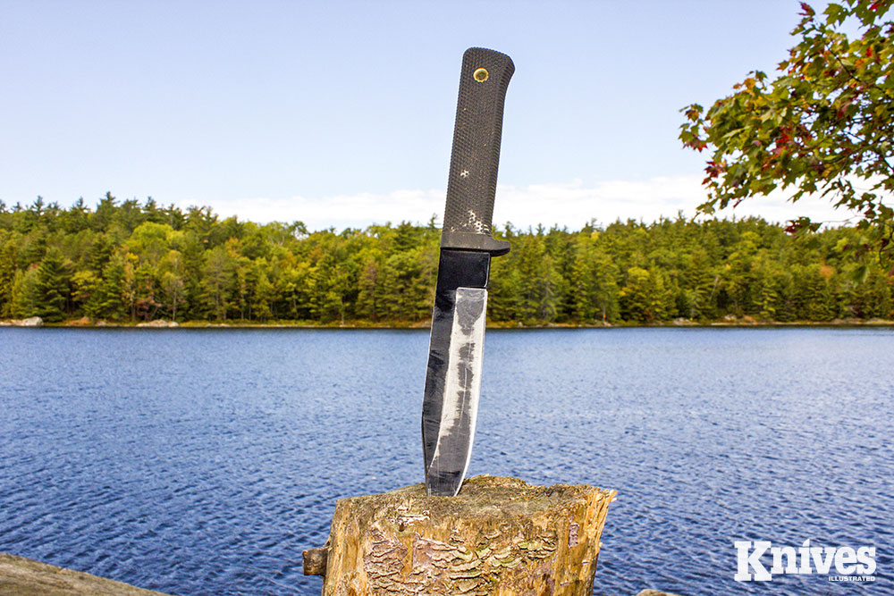 When you’re on your own, a sturdy knife can be useful and comforting in many ways.