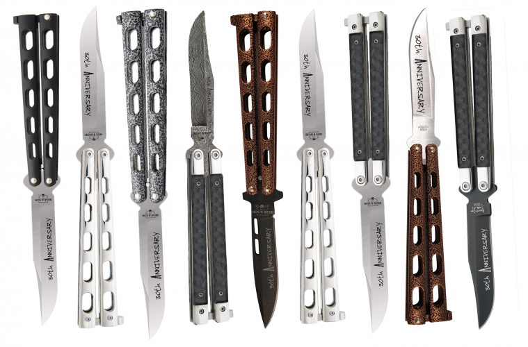 Bear & Son 30th Anniversary Butterfly Knives