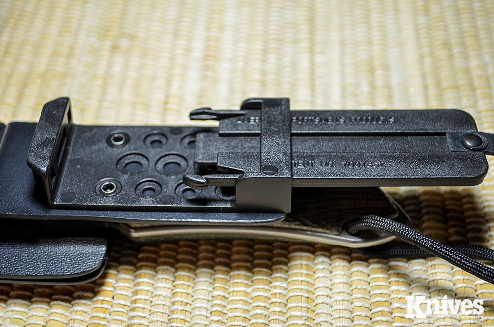 The belt clip is designed such that you can easily remove it from your belt and replace it without having to actually loosen the belt.