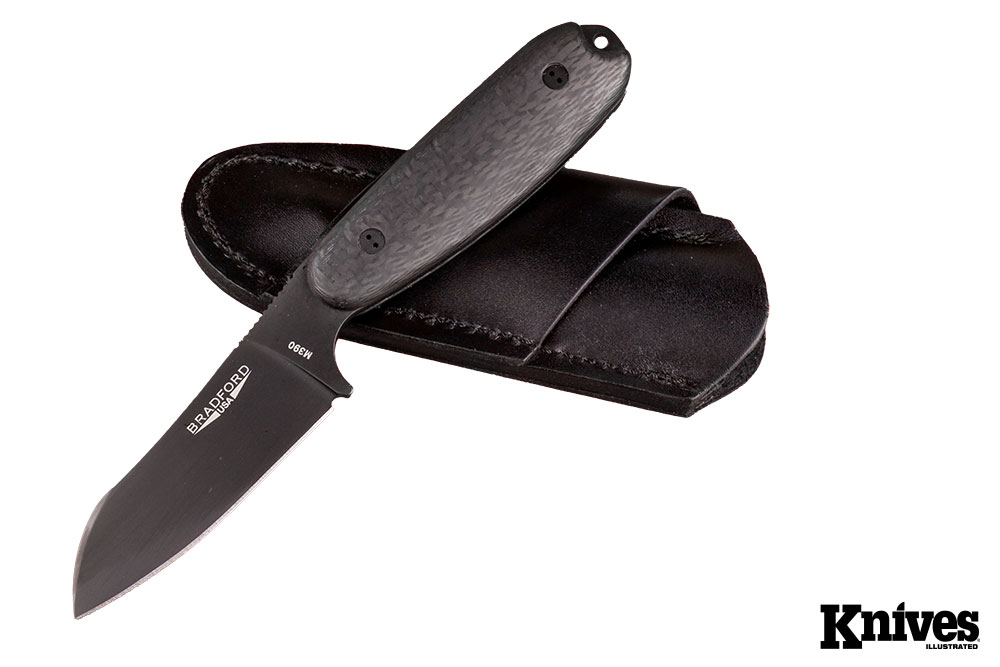 As alternatives to the drop-point blade, the Guardian 3.5 is also available with either a sheepsfoot blade (shown) or a tanto blade.