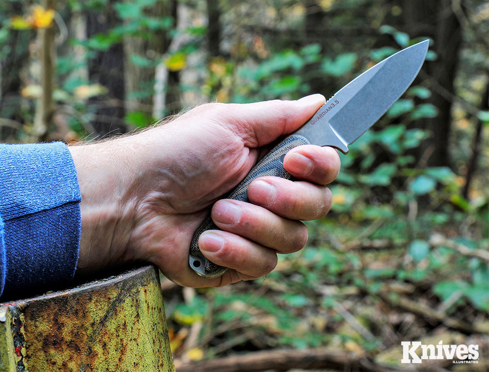 The author found the Guardian 3.5 to be very ergonomic and extremely comfortable in the hand.