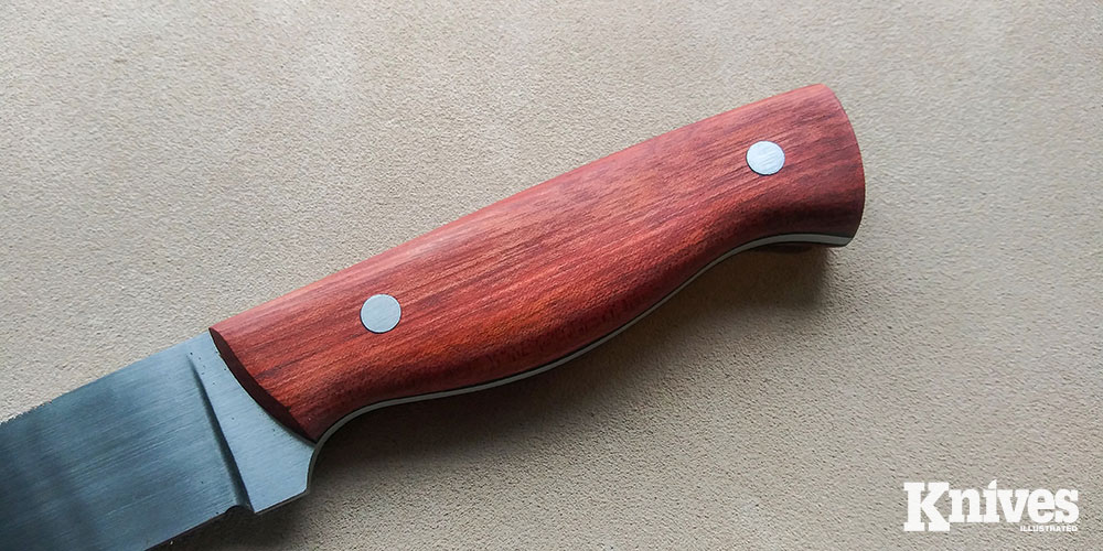 Bloodwood is a great looking material for knives