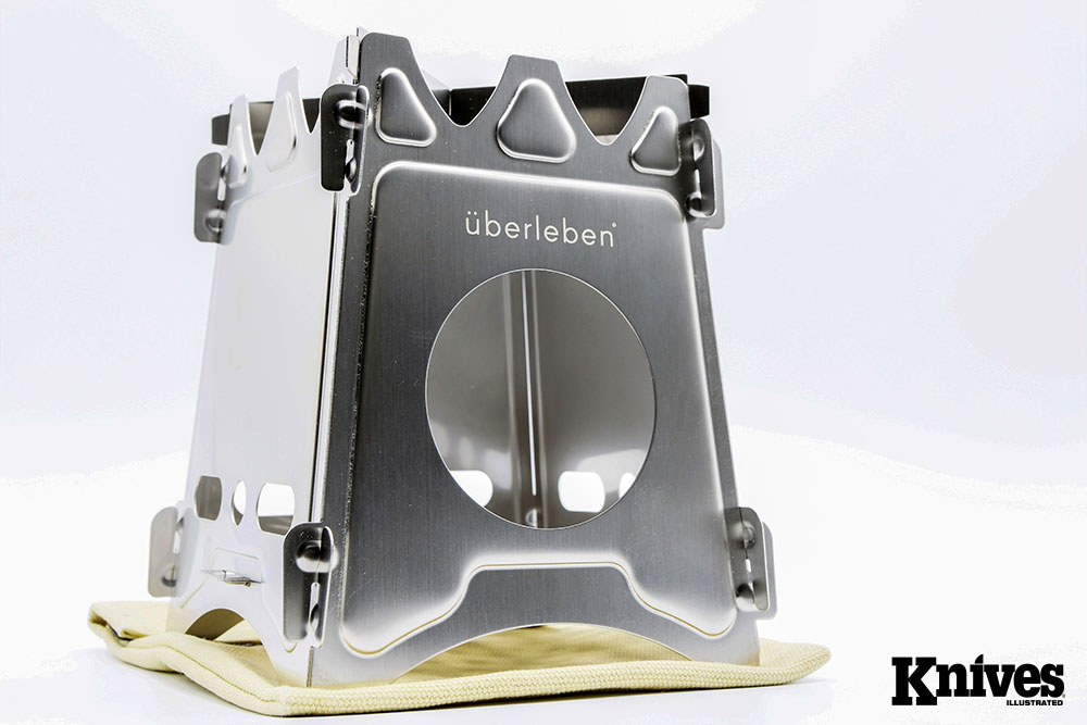 Überleben Stöker Flatpack Stove is made of HD 304-grade stainless steel.
