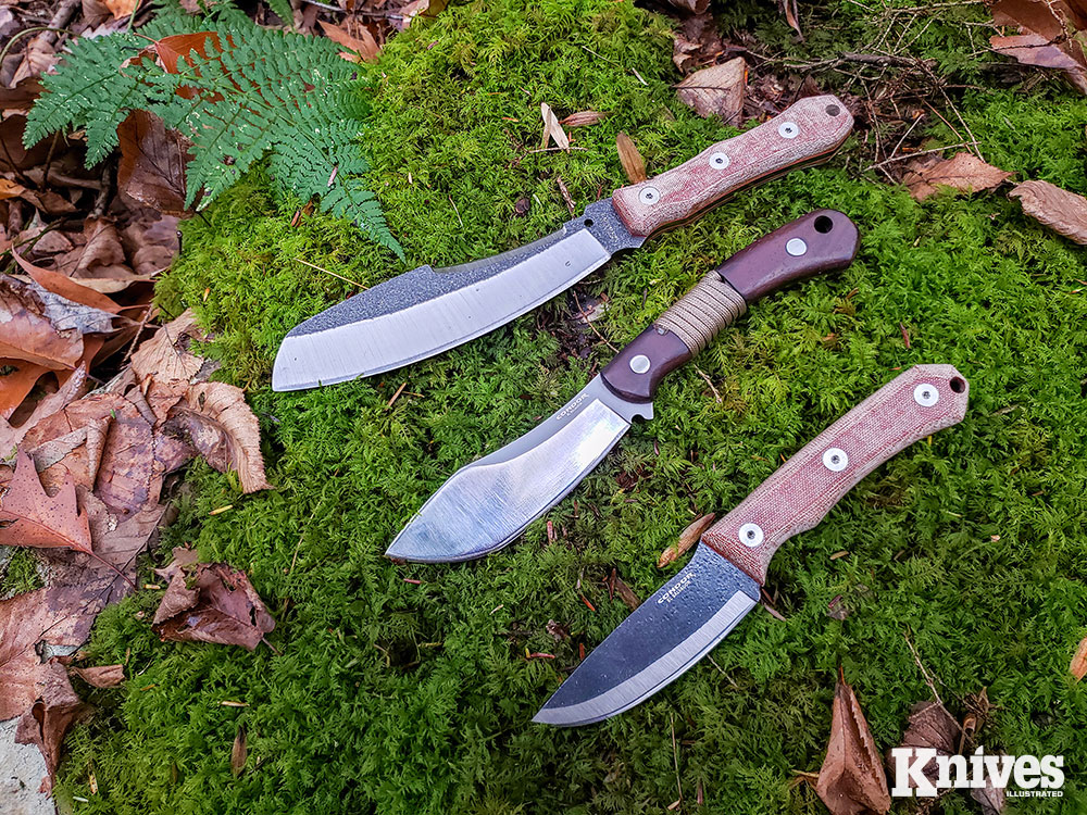 The Surveyor Knife, the Mountaineer, and the Carry Knife 