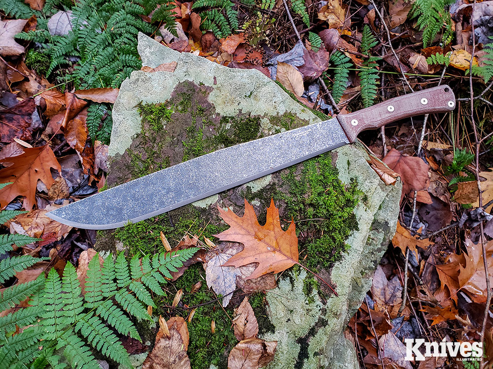 The big 1075 high carbon steel machete