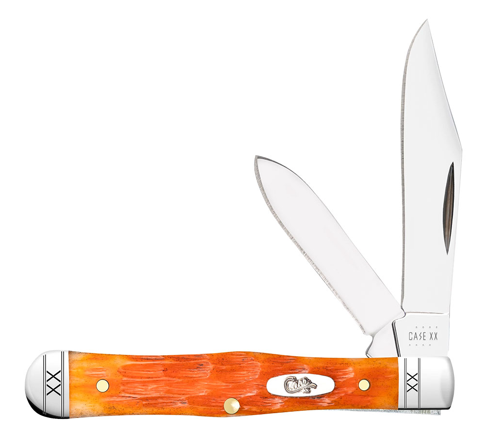 Case Small Swell Center Jack with cayenne bone handle scales