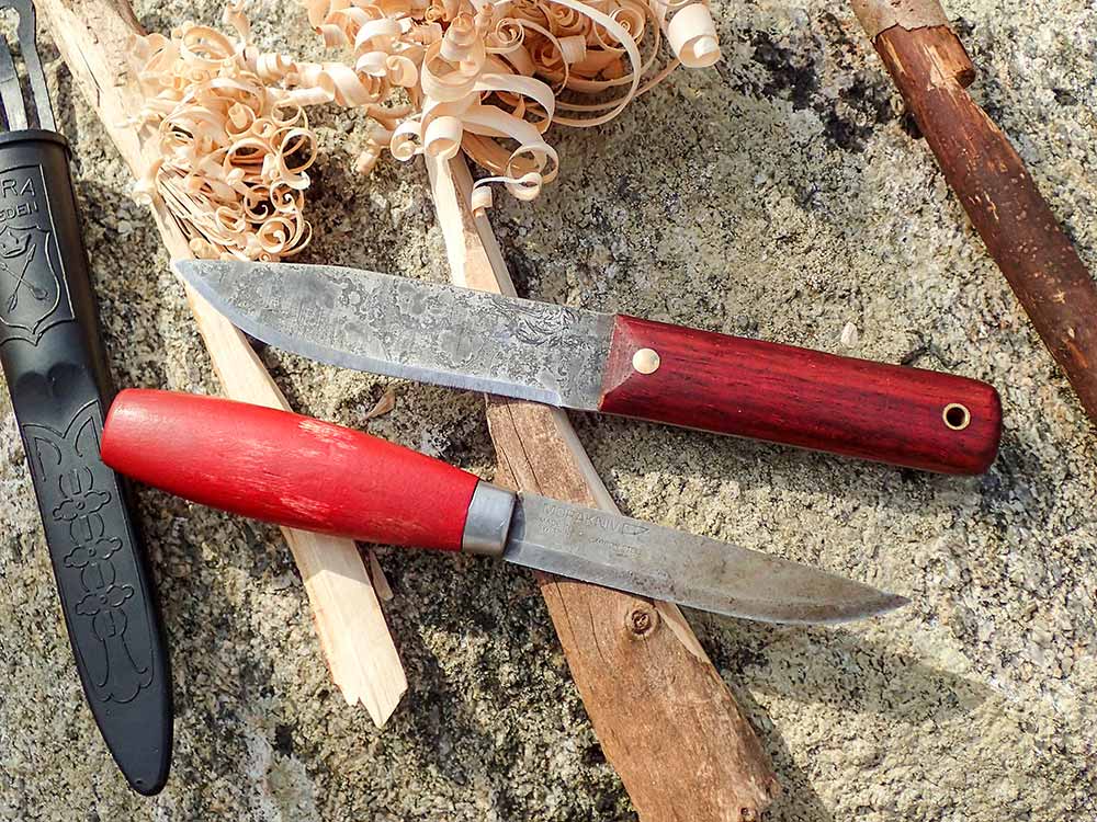 Two proper bushcraft knives