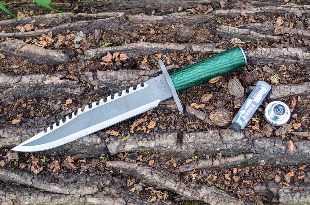 The licensed replica of the “First Blood” knife