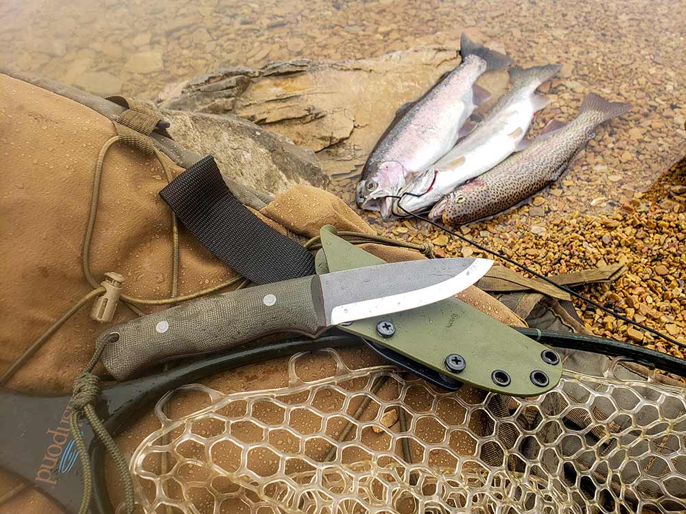 The Orford Trapper works well for the fisherman as well as the hunter.