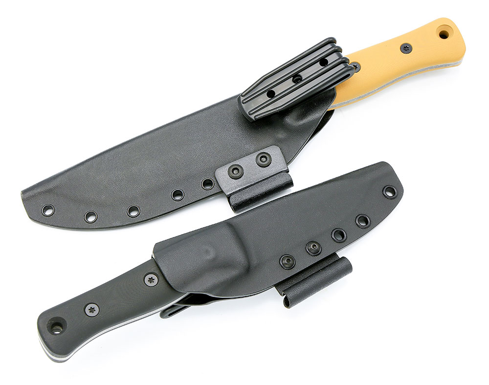 Black Kydex sheaths