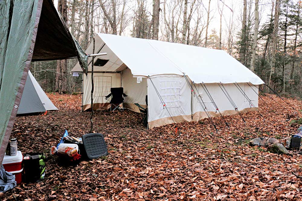 temporary deer camp